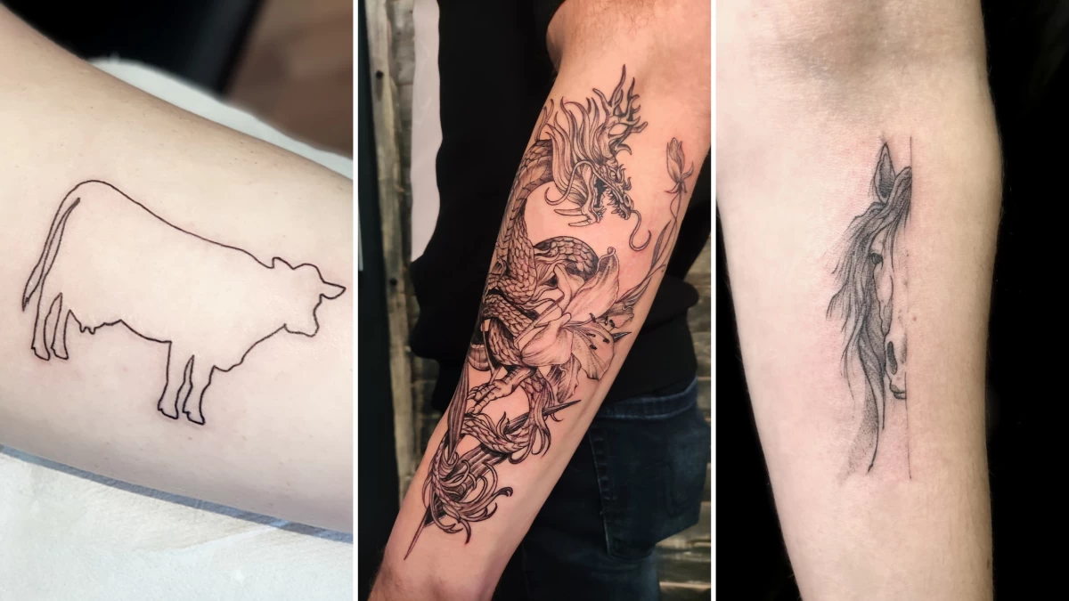 Weightless fine line tattoos for girls by Anastasia Green | iNKPPL