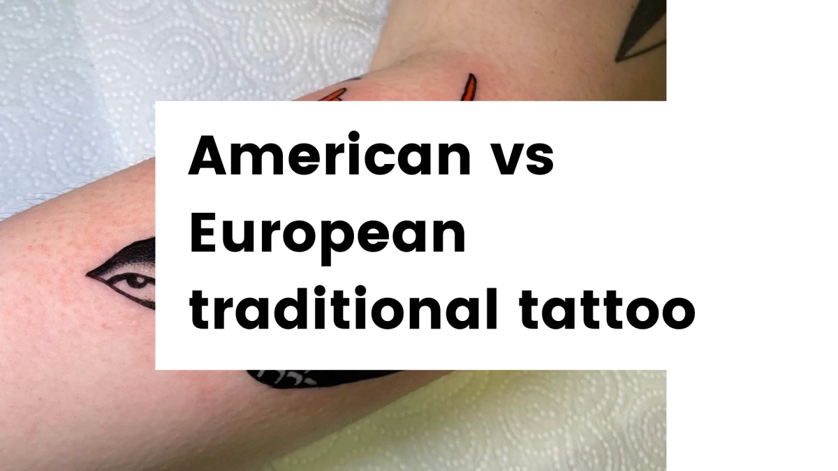 Titre - American traditional vs European traditional tattoo