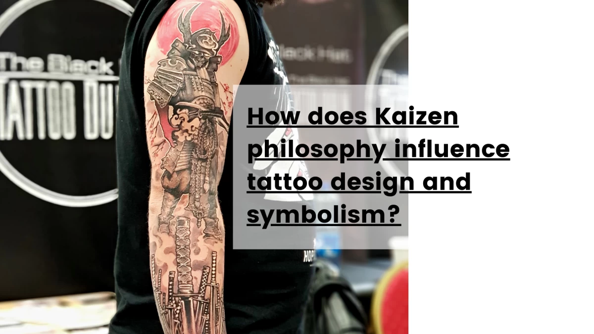 How does Kaizen philosophy influence tattoo design and symbolism