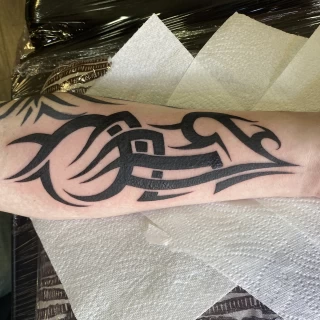 maori tattoos forearm band